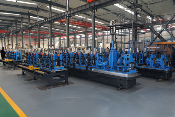 Koudgewalste stalen banden buismachine met online afwerking. Φ12.7 ∼165 mm High Efficiency Tube Production Solution